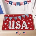 thumbnail image 4 of Binwennn en Girls Blanket Womens Blankets Fourth Of July Kitchen Rugs Set 2 Pieces Independence Day Non Kitchen Floor Rug And Mat Red Blue Kitchen Runner Rug Mat For Indoor Home Kitchen, 4 of 7