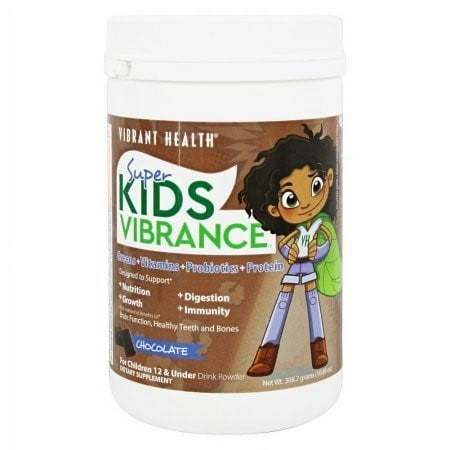 Vibrant Health Super Kids Vibrance Powder, Chocolate, 11.26 Oz