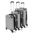 thumbnail image 3 of YYAo Luggage Sets 3 Piece PC ABS Hardside Lightweight Suitcase with 4 Universal Wheels Lock Carry Gray, 3 of 20