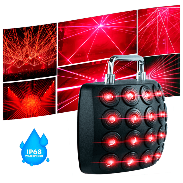 Efecto Láser 100 Rojo 24 Salidas Smr Pro Gama Recargable