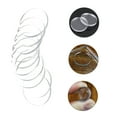 thumbnail image 3 of BESTOYARD 30Pcs Glass Table Rubber Spacer Durable Clear PP Anti Slip Protection Pads, 3 of 8