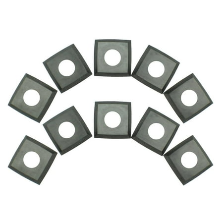 

Rikon Carbide 4-Edge Helical Cutter Inserts For Stationary Planer Planer/jointers Pack 10