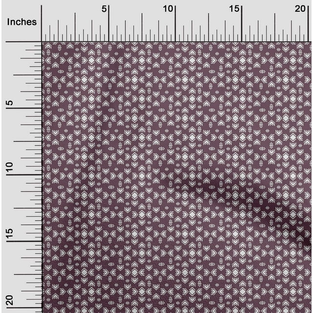 oneOone Viscose Jersey Fabric Arrow & Diamond Geometric Print Fabric BTY 60 Inch Wide