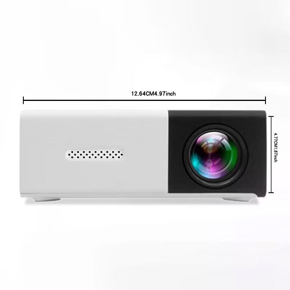 Projector with WIFI and Bluetooth, Portable Outdoor Mini Movie Projector, Native 720P, 4K Supported Compatible with Android/iOS/Windows/TV Stick/HDMI/USB