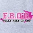 thumbnail image 2 of CafePress - FROG Pink - Cute Infant Baby Football Bodysuit, 2 of 3