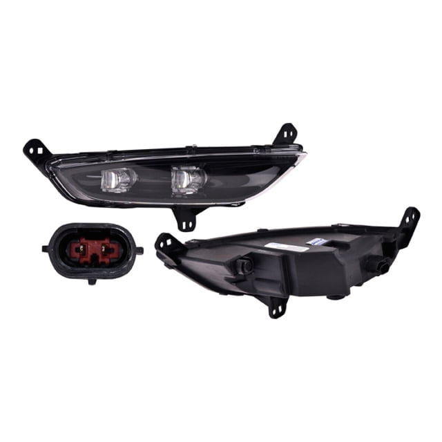 Faro Para Niebla DEPO 200 2015 A 2016 Chrysler Fondo negro Con leds