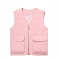 thumbnail image 2 of IhhxPro Big & Tall Men's Quick-Dry Multi-Pocket Vest Loose Fit Outdoor Work for Men Utility Lightweight Cotton Casual Fishing Hiking Travel Summer M-3XL, 2 of 6