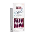thumbnail image 2 of KISS Gel Fantasy Magnetic - Stream, Purple, Almond, Medium, 2 of 9