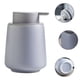 thumbnail image 3 of Dispensador de loción manual para baño de 340 ml, dispensador de jabón espumoso gris, dispensador de líquido de cerámica para platos de cocina, dispensador de lavado de manos, 3 of 5