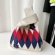 thumbnail image 2 of Bolsos de mano informales de punto para mujer, bolso de hombro de moda de gran capacidad, bolso de mano portátil diario, bolso tejido suave xuanjing unisex, 2 of 2