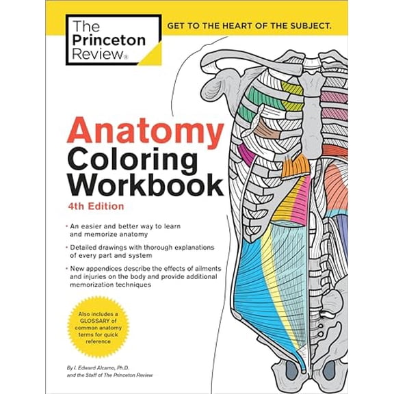 Pre-Owned Anatomy Coloring Workbook, 4th Edition: An Easier and Better Way to Learn Anatomy (Paperback) 0451487877 9780451487872