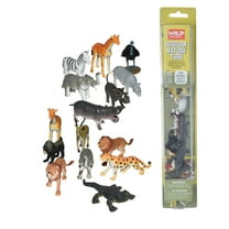 Wild Republic Nature Tube Africa Figurines, 15 Pieces