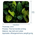 thumbnail image 5 of Tropical Plants Mousepad 8.3x9.8 Inch Square Non-Slip Rubber Bottom Printed Desk Mat - Suitable for Office and Gaming, 5 of 6