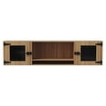 thumbnail image 4 of Safco 72 72" x 15" x 18" - Drawer(s)2 Door(s) - Material: Particleboard, Laminate, Glass Door - Finish: Smoke Door, Sand Dune, Laminate, Black Powder Coat, 4 of 4