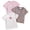 Tshirt4-Pink, variant on UAYOTSE Toddler Girls Graphic T Shirts 3 Pack Cute Spring Summer Short Sleeve Tees Soft Breathable Tops,Sizes 2-3 Years
