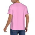 thumbnail image 2 of Fotbe Pink Baseball Jersey Shirt for Men and Women, Casual Short Sleeves Button Down T-Shirt-Large, 2 of 9