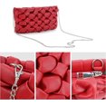 thumbnail image 4 of Bolsos para mujer Bolsos de noche Bolsos cruzados de diseñador con cadena Rojo, 4 of 5