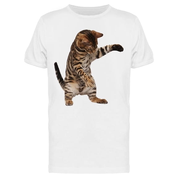 Jolly Bengal Cat Tee Men's -Image by Shutterstock