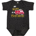 thumbnail image 3 of Inktastic My Mom is a Firefighter with Fire Truck Boys or Girls Baby Bodysuit, 3 of 5