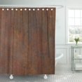 thumbnail image 1 of ABPHQTO Cortina de ducha de baño de pared envejecida con pintura vintage de hormigón antiguo de hierro oxidado de metal marrón de acero gris 165x180 cm ABPHQTO PKNMT66x72Shower-16, 1 of 2