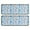 Blue Dinosaurs Leaves, variant on Kitchen Rugs Sets Of 2,Blue Dinosaurs with Clouds and Text Anti Fatigue Kitchen Mat Rugs Non Slip Washable,Decorative Kitchen Floor Mats for Kitchen,Sink,Laundry,17"x47"+17"x47"