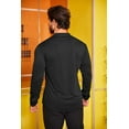 thumbnail image 4 of COOFANDY Men's Long Sleeve Button Up Dress Shirts - Athletic Fitted Slim Fit, 4 of 7
