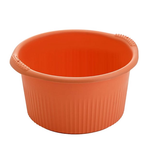 Lavabo de plástico para pies Cubo de lavado de pies y masaje de pies Robusta bañera de pies para remojar pies, desintoxicación, uñas de los pies y tobillos, pedicura, bañera portátil para pies Beige Ormromra CPB-DE-WX253-3