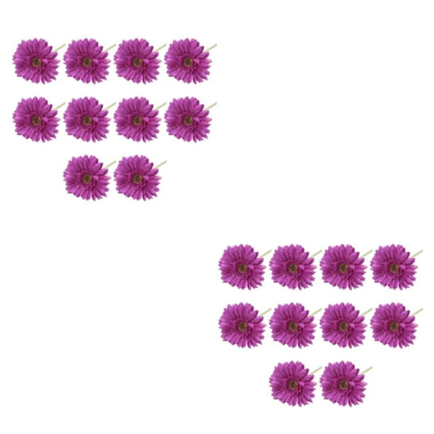 Ramo de flores artificiales de gerbera Advancent 10 Uds. Púrpura 2piezas