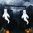 thumbnail image 6 of Gustave 2-Pack 43" Halloween Ghost Windsocks Hanging Decorations Flag Wind Socks with LED Lights for Home Yard Outdoor Decor Party Supplies, 6 of 10