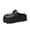 Black, variant on GPOECD Slippers for Women Indoor Mens and Womens Summer Thick Soled Indoor Leisure Bathroom Soft Soled Casual Shoes for Women Black,6