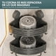 thumbnail image 4 of Organizador de Baño Repisas para Baño Estante de Ducha Sin Taladro, Esquinero para Regadera con Ventosas, Incluye Ganchos y Toalla (2 pcs), 4 of 4