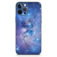 thumbnail image 2 of DesignSkinz Blue & Purple Mixed Universe Full-Body Skin Decal Wrap Cover for iPhone 15 Pro, 2 of 9