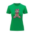 thumbnail image 1 of Playera Blusa De Osita Con Dolares Ropa De Mujer Juvenil Oso Dinero Color Verde Talla Chica Marca Emil SaEs, 1 of 4