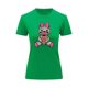 thumbnail image 1 of Playera Blusa De Osita Con Dolares Ropa De Mujer Juvenil Oso Dinero Color Verde Talla Mediana Marca Emil SaEs, 1 of 4