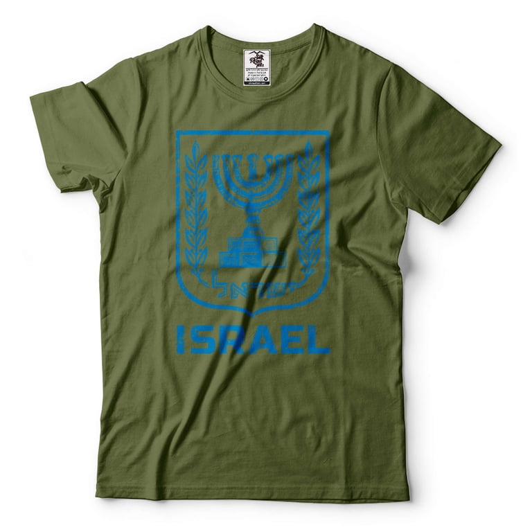 Hanukkah Menorah Shirt Israeli Jewish Holiday Tee photo 5