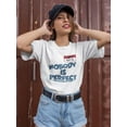 thumbnail image 2 of Nobody Is Perfect T-Shirt Women -Smartprints Designs, Female Large, 2 of 4