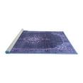 thumbnail image 2 of Ahgly Company Machine Washable Indoor Rectangle Persian Blue Traditional Area Rugs, 4' x 6', 2 of 4