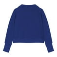 thumbnail image 4 of Girls Half Zipper Sweatshirts Cute Trendy Fall Pullover Crop Tops for Teen Girls Long Sleeve Sweater Clothes Thumb Hole 5-16Y, 4 of 4