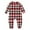 Red, variant on Baby Onesies Boys Long Sleeve Plaid Print Bodysuit Comfortable Everyday Wear Girls Romper Red 6-12 Months