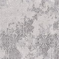 thumbnail image 6 of 8â€™ x 11â€™ Cream and Gray Tinted Ogee Pattern Area Rug, 6 of 9
