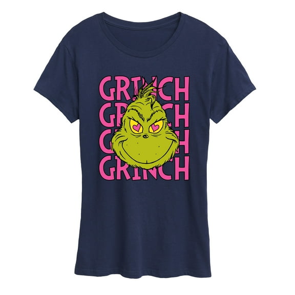 The Grinch - Grinch Stacked - Women's Short Sleeve Graphic T-Shirt