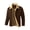 Coffee, variant on Fexilor Men's Winter Cotton Sherpa-Lined Jacket, Casual Trucker Outerwear with Flap Pockets