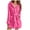 Hot Pink, variant on VANLOFE Unisex Warm Pajamas Household Clothes Solid Bathrobe Lengthened Night-robe Woman's Nightgown Hooded Robes Brown Robes Sleepwear for Woman S-3XL