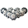 thumbnail image 7 of Ajuny Set of 20 Ceramic Knobs Black White for Door Handle Dresser Drawers Kitchen Cabinet Chest Hand Painted Cupboard Pull Knob, 7 of 7