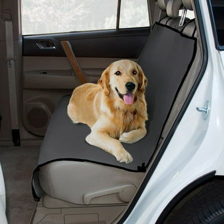Yes Pets Waterproof Dog Car Seat Cover, Gray, 56"L x 47"W x 0.25"H
