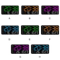 thumbnail image 2 of Maoww Multi Functional LED Digital Wall Clock Temperature Display One Screen Multiple Display Week Display Style 4, 2 of 6