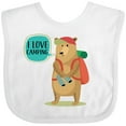 thumbnail image 3 of Inktastic I Love Camping Summer Camp Boys or Girls Baby Bib, 3 of 4