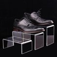 thumbnail image 4 of 3PCS Acrylic Display Shoe Risers Clear Retail Display Stand U Shaped Shelf Showcase Rack for Toy Bag Cosmetic (M), 4 of 8