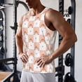thumbnail image 5 of Pofeuu love plaid fox Print Men's Workout Tank Tops Sleeveless Muscle Gym Shirt Quick Dry-Large, 5 of 7