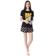 thumbnail image 5 of Nickelodeon Womens' Garfield Nap Attack 2 Piece Pajama Set with Short Sleeve Sleep Shirt and AOP Lounge Shorts, 5 of 7